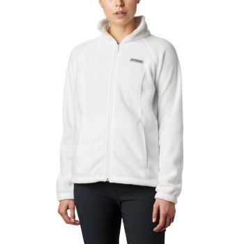 Columbia Benton Springs Full Zip Fleece Petite, Chamarras Creme Para Mujer | 709532-NQF